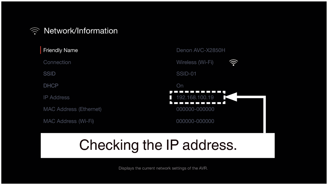 GUI NetworkInfo X2850E2